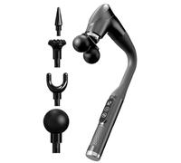 Masseur chauffant,Marteau de massage électrique,masseur sans fil cou et dos à manche extensible - Pour cou, lombaires, colonne, muscles, hommes, femmes, maman, papa,