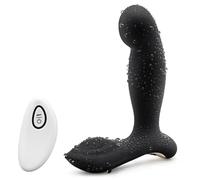 Masseur chauffant Prostata pour homme Vitesses Telecommande sans fil Massage des fesses Fesses,telecommande etanche Āna'l Silicone V-Î-Brâtor drt6