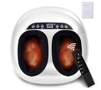 Masseur chauffé au pied, machine de masseur du pied - Masser le masseur des pieds avec télécommande,Couverture complète Foot relaxant une machine de massage, chauffe-pied pour elle, lui