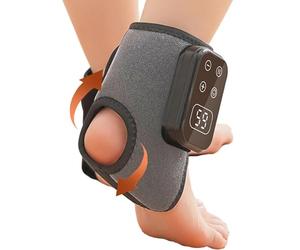Masseur cheville- Enveloppement éectrique chauffé à 5 vitesses, supprt cheville, enveloppe thérapeutique rechargeable, dispositif soulagement la douleur à compression douce | Enveloppement chevillec