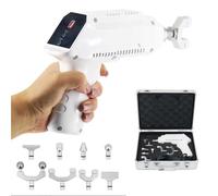 Masseur Chiropratique Électrique, Outil De Réglage Chiropratique De La Colonne Vertébrale, Avec 8 Têtes De Pistolet Interchangeables, 600 N, 900 N, 1 500 N En Option, For Le Réglage Des(White,900N)