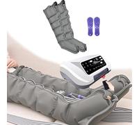 Masseur Circulatoire à Compression d'air Et Anti-Douleur, Bottes Pressothérapie, Appareil Drainage Lymphatique, Circulation des Pieds Et des Mollets, Le Soulagement De La Douleur