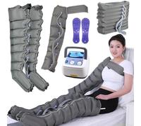 Masseur Corporel À Compression D'air À 8 Cavités, Machine De Bottes De Récupération For Les Jambes Gonflées Par La Douleur Et La Circulation, Masseur Électrique(1 Arms+2 Legs+Waist)