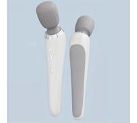 Masseur corporel portable pour soulager la douleur, masseur électrique à haute fréquence, outil de massage de voyage à vibrations rapides pour le dos les jambes les douleurs de la main le cou (Blanc)