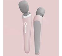 Masseur corporel portable pour soulager la douleur, masseur électrique à haute fréquence, outil de massage de voyage à vibrations rapides pour le dos les jambes les douleurs de la main le cou (Rose)