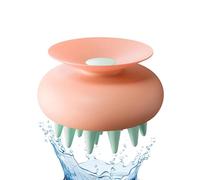 Masseur de - Brosse ergonomique pour avec grande ventouse, outil de soin capillaire facile à ranger pour une utilisation humide et sèche | Brosse de Massage du p