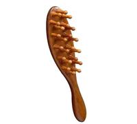 Masseur de cheveux en bois à la main Peigne pour peaux sensibles et bien-être holistique Outil de thérapie capillaire en bois biologique