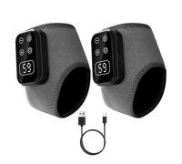 Masseur de cheville,6 niveaux réglables 5 modes sans fil rechargeable - Masseur électrique pour chevilles et pieds,Pour le travail au bureau, salon, chambre, après le sport, soins aux aînés