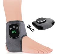 Masseur de cheville - Compression, Chaleur & Micro-Vibrations | Soulage Neuropathie, Engourdissements & Gonflements | Améliore Circulation | Maison & Après Sport | Pour Diabétiques & Actifs
