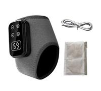 Masseur de cheville - Masseur portable pour pieds et chevilles avec chaleur | Masager électrique des pieds | Coussin chauffant rechargeable avec vibration à 5 vitesses pour la maison, le bureau, la