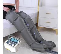 Masseur De Compression D'air Électrique À 6 Cavités Bottes Pressothérapie Jambes et Ventre et Bras, Drainage Lymphatique Jambes et Pieds Soulagement de la Fatigue (Leg Massager, 4 Cavity)