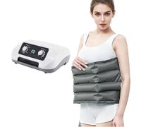Masseur de compression d'air électrique Widppsopt à 4 chambres pour soulager les douleurs lombaires localisées à la taille - Système de pressothérapie - Relaxation musculaire à 3 intensités
