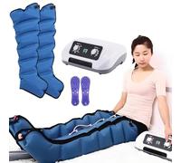 Masseur de compression des jambes | Bottes électriques de compression d'air, 8 intensités | 3 minuteries, massage de drainage lymphatique bras, taille, pieds, douleur relaxante et amélioration de la