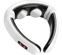 Masseur de Cou 3D Smart Fit - Impulsions Électriques, Traction Magnétique - Blanc Blanc