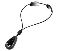 Masseur de cou - 7,5 cm ABS | Coussin chauffant pour les épaules | Mini masseur cervical à pendentif | Appareil de massage chauffant portable pour la relaxation cervicale des épaules et une