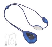 Masseur de Cou à Vibrations Chaleur 1200mah Portable Bleu | Silicone Abs, Léger et Suspendu, Usage Voiture ou Extérieur, Lot 1 Set