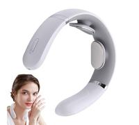 Masseur de cou chauffant - Contrôle sans fil intelligent, électrodes à impulsions, thérapie thermique réglable, ajustement ergonomique léger | Relaxation musculaire, Soulagement du stress, Bien-être à