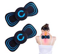 Masseur de Cou Électrique, Appareil D'entraînement Musculaire EMS Mini Coussin de Massage Cervical pour Soulager Les Douleurs Musculaires pour le Dos Taille Bras Jambes (2)