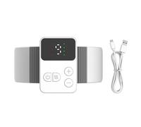 Masseur de cou électrique - Stimulateur musculaire chauffant, unité de massage sans fil, masseurs de cou électriques | Contrôle du niveau d'intensité personnalisé Conception de recharge compacte Souti