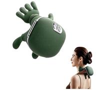 Masseur de cou et d’épaules portatif, massage en silicone à effet de main humaine,Masseur Dos Et Cervicales Avec Chaleur, Masseur pour tensions cou-épaules, détente & soulagement du stress