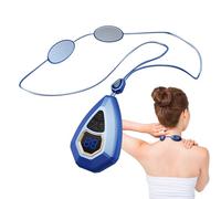 Masseur de cou et de dos, masseur de cou portable - Masseur de cou lymphatique portable, masseur de pouls électrique de cou léger, masseur de cou lymphatique pour un soulagement pro