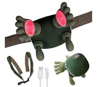 Masseur de cou - Maille ABS PU Nylon Silicone | Masseur de cou et de dos sans fil rechargeable | Stimulateur de tissus profonds pour femmes, hommes, amis, maison, bureau, voyage, relaxation