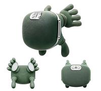 Masseur de cou, masseur chauffant bionique, massage profond du cou, massage 4D réaliste par de vraies mains, soulagement multi-modes des douleurs idéal maison au bureau voyage,Green-One Size