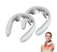 Masseur de Cou,Masseur Électrique De Cou Avec Chaleur | 15 Niveaux D'intensité Réglables,Favorise La Relaxation Et La Récupération Des Muscles Des Épaules,Convient bureau et voyages