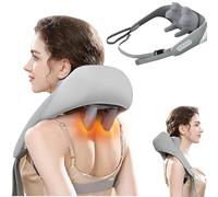 Masseur de cou, masseur shiatsu 5D pour le dos, les épaules et le cou avec chaleur, massage des tissus profonds pour la relaxation musculaire et le soulagement de la douleur, tête de massage super