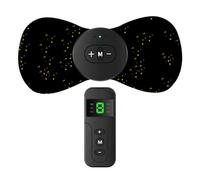 Masseur De Cou - Mini Masseur EMS En Cuir PU | Patch Anti-douleur Portable 15 × 7 Cm Pour La Tension Cervicale De L'épaule | Détente Sans Fil Facile Pour Une Utilisation En Voyage Au Bureau À Domicile