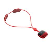 Masseur de cou portable, mini appareil électrique de soutien du cou avec chaleur pour soulager la douleur musculaire tissus profonds, 4 programmes, 9 niveaux d'intensité et 3 réglages de chaleur