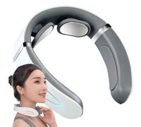 Masseur de cou portable, relaxant des tissus profonds, relaxant ergonomique de 5,71 pouces avec 9 vitesses, appareil de massage cervical avec 6 modes, accessoire corporel au design confortable, équipe