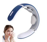 Masseur de cou sans fil, masseur de cou avec chaleur,Masseur de relaxation intelligent pour points d'du - Défrisant corporel rechargeable pour femme, grand-mère, grand-père