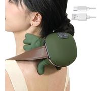 Masseur de cou sans fil rechargeable - Thérapie thermique profonde, 3 réglages de vitesse avec double compresse chaude | Cadeau pour femmes, hommes, parents, spa, nuit, maison, lett