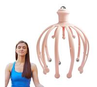Masseur de cuir chevelu - 8/12/18 griffes en acier PP, grattoir manuel en forme de pieuvre, outil de relaxation | Parfait pour soulager la fatigue mentale, récupération de pause au bureau, pratique de