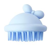 Masseur de cuir chevelu - Brosse à shampooing pour cheveux, brosse à récurer en silicone souple pour cuir chevelu | Exfoliant pour enlever les pellicules, joli nœud papillon, brosse de massage pour