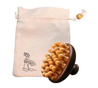Masseur de cuir chevelu en bois - Matériau en bois de santal, peigne de massage méridien, outil de brosse à cheveux | Parfait pour les hommes et les femmes, tête du cuir chevelu, épaules, cou, Relaxat