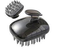 Masseur de cuir chevelu en silicone - Brosse de shampooing pour cuir chevelu antidérapante | Épurateur de cheveux à poils doux, brosse de lavage amovible pour cheveux humides et secs