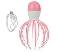 Masseur de Cuir Chevelu Pieuvre Rose, Outil ABS Ergonomique Portable | Détente du Cuir Chevelu, Format Compact Facile à Emporter, Forme Octopus, Usage Tête et Nuque