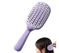 Masseur de cuir chevelu rétractable, outil pliable portable, soin ionique avec base de coussin, instrument de coiffage à glissement lisse, dissolvant ergonomique avec construction élégante, article de