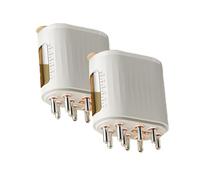 Masseur de distribution d'huile pour apaiser le cuir chevelu, applicateur électrique d'huile capillaire et masseur de cuir chevelu 2 en 1, applicateur d'huile de cuir chevelu (taille : 2 pièces (lot