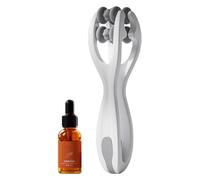Masseur de doigts à double rangée, outil de massage des mains, gadget anti-stress, construction légère, prise en main ergonomique, 16 x 3,6 cm, pour homme et femme