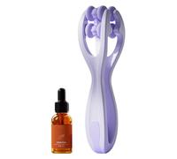 Masseur de doigts à double rangée, rouleau de massage des doigts, exercice de massage des mains, structure ergonomique portable, 16 x 3,6 cm, pour hommes, femmes et adultes