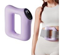 Masseur de drainage lymphatique, 5 niveaux et 3 modes Masseur de cellulite avec ceinture, USB Charges ergonomiques silencieux Gua Sha Body Tool, portable Full Body Sculpting Machine pour le voyage à