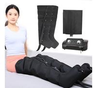 Masseur De Drainage Lymphatique À 6 Chambres, Bottes De Pressothérapie, Bottes Pressothérapie Drainage Lymphatique Jambes Et Ventre Et Bras Air Compression Massager