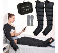 Masseur de drainage lymphatique complet et soulagement de la douleur, masseur de drainage lymphatique à 6 cavités, circulation électrique, amélioration de la douleur, relaxation de la taille, des