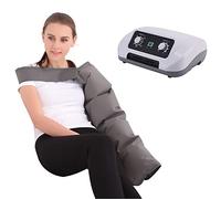 Masseur De Drainage Lymphatique Complet, Masseur De Jambes À Compression D'air Électrique For La Circulation Enveloppements De Bras Pieds Chevilles Et Mollets(2Arms)