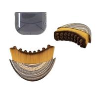 Masseur de drainage lymphatique facial, brosse faciale de contour pour sculpture du menton et de la mâchoire, outil de brossage à sec avec poils ultra doux, conçu de manière ergonomique