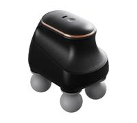 Masseur de fascia à 4 têtes - Soulagement musculaire profond - Rechargeable par USB - Cinq niveaux réglables - ABS - Léger - Portable - Vibrations haute fréquence - 21 x 11 x 7 cm - Pour le cou, les