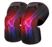 Masseur de genou à compression d'air avec chaleur,compression d'air pour jambes genouillère pour soulager l'arthrite la douleur chauffage électrique pour les,3 modes/ 3 intensités